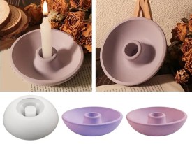 Molde silicona platito redondo cuenco 